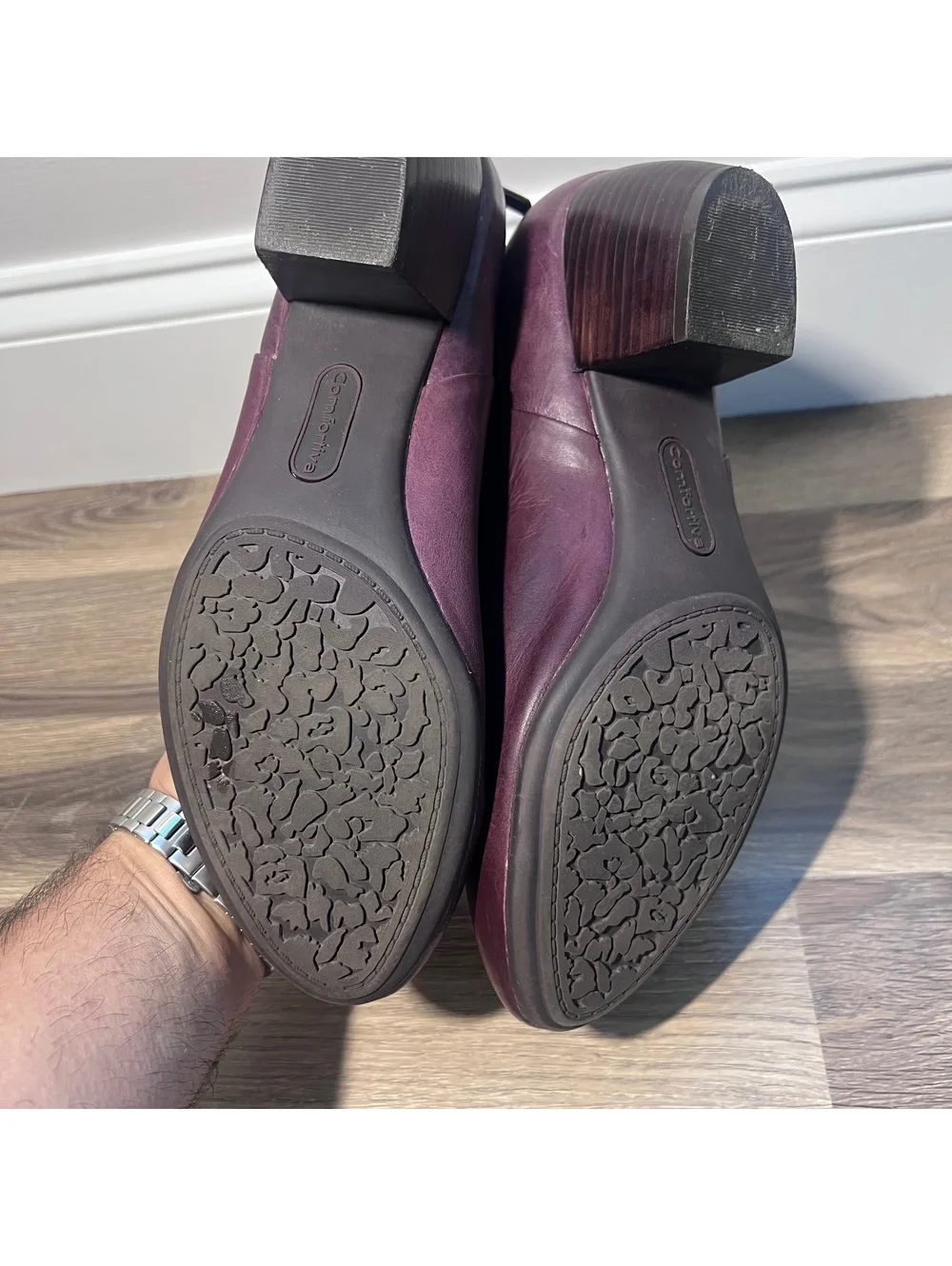 Coach these burgundy
